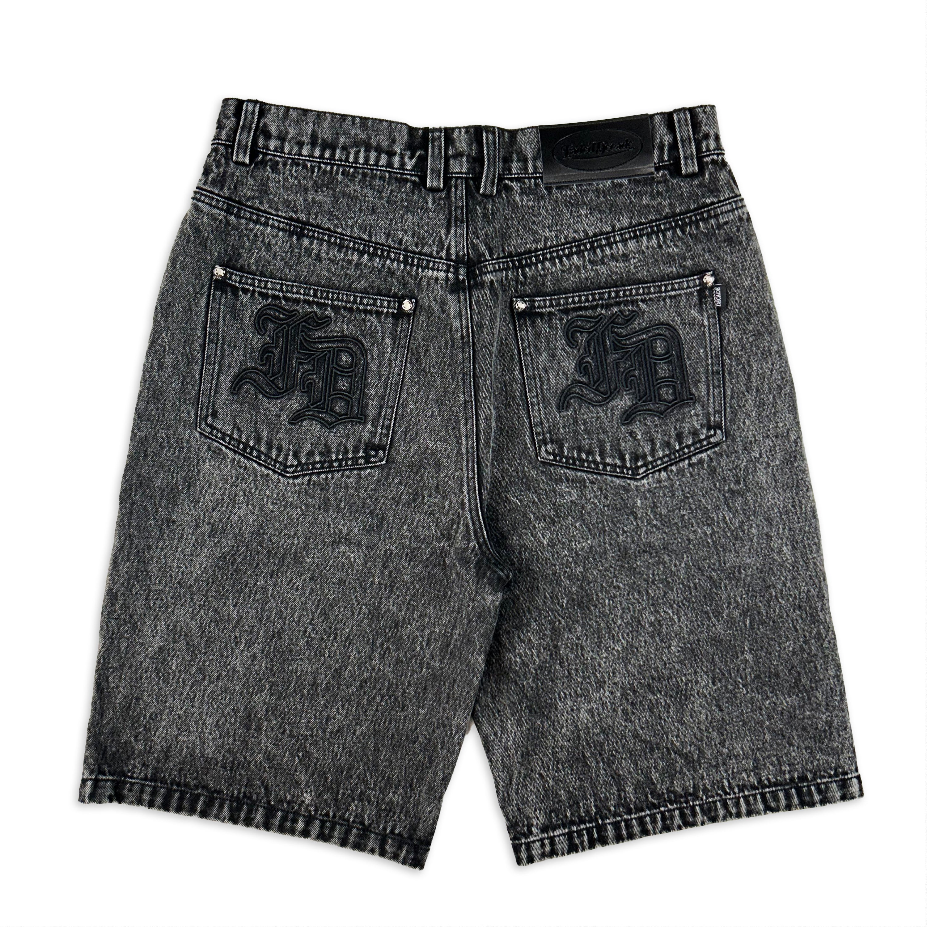Gothic Denim Shorts