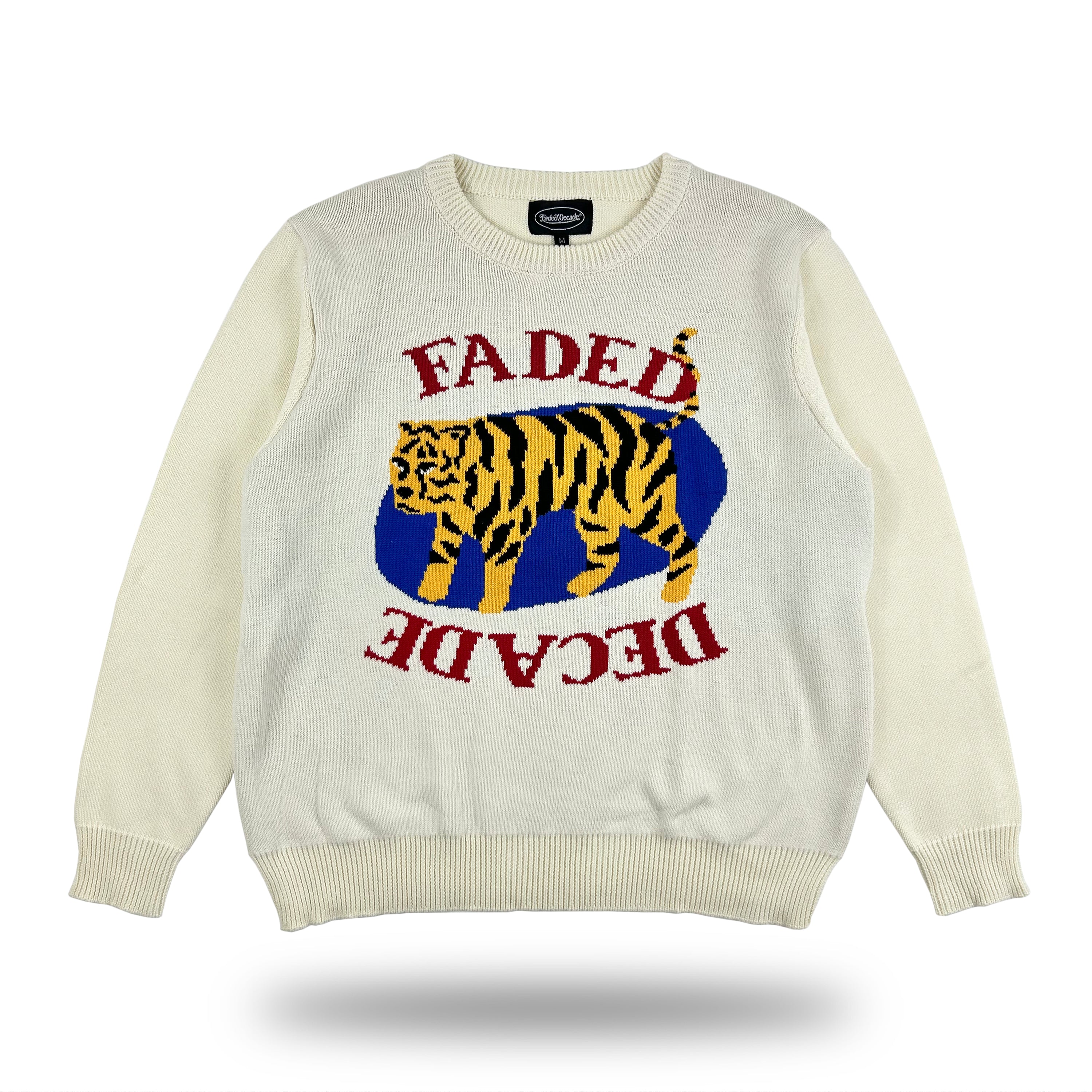 Faded Decade Tiger Knit Sweater