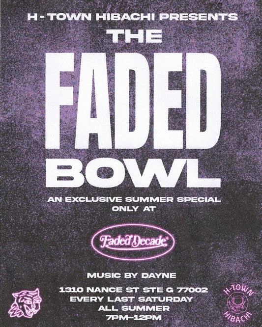 The Faded Bowl by H-Town Hibachi