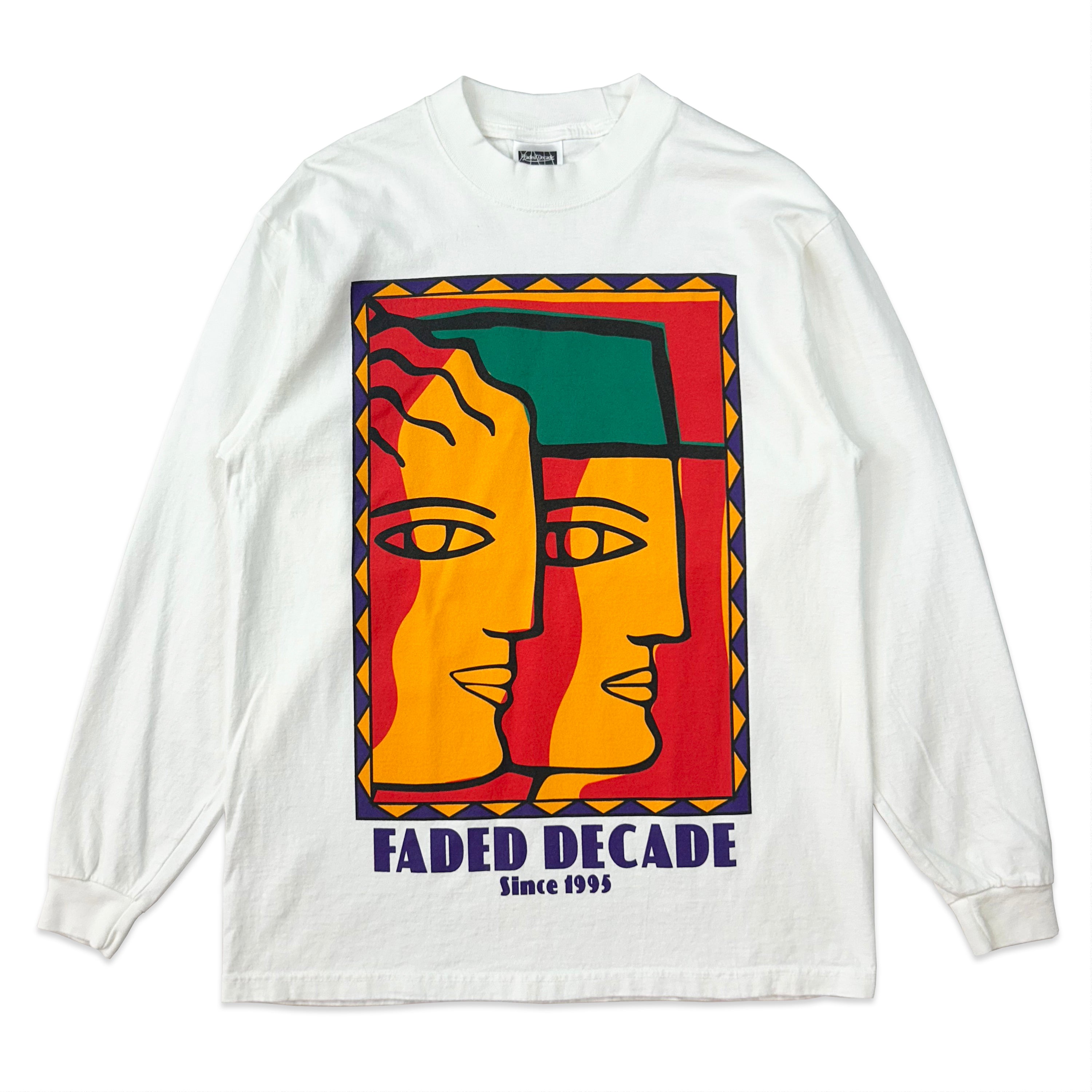 Faces Longsleeve – Faded Decade