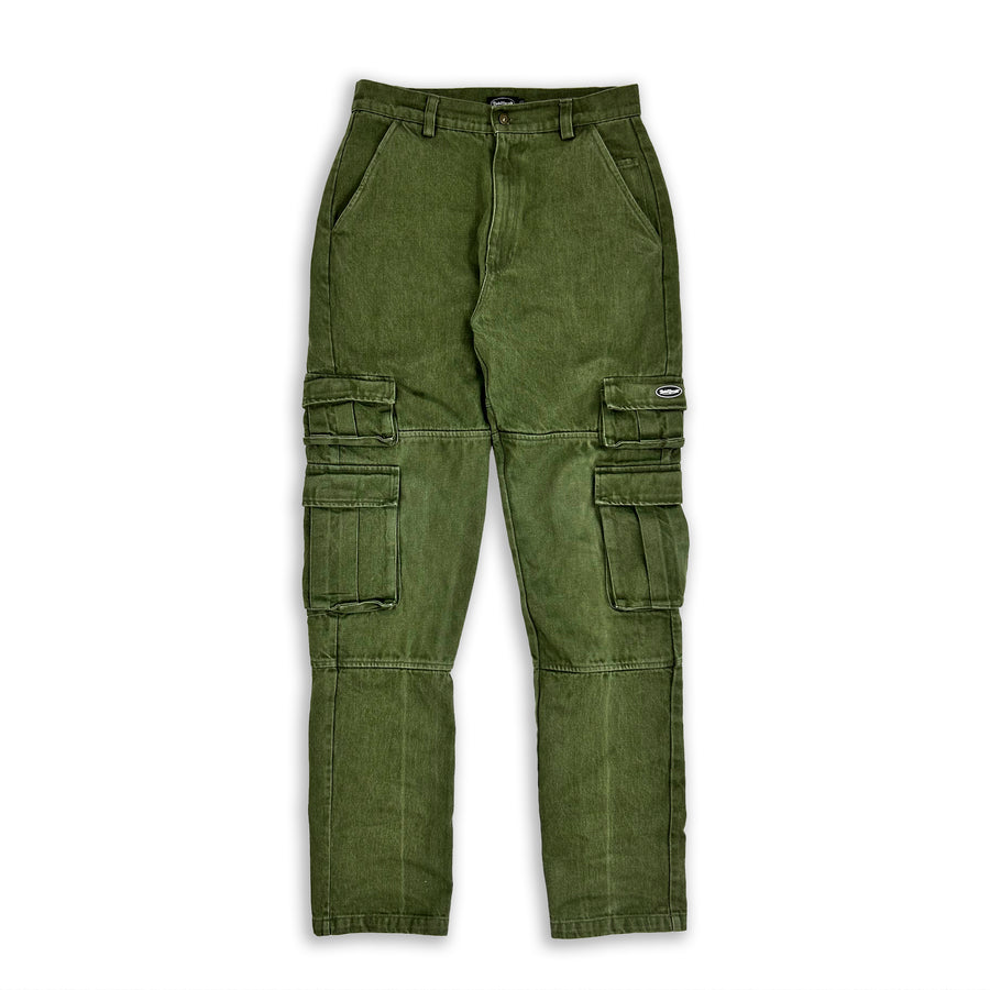 Double Stack Cargo Pants (Green)